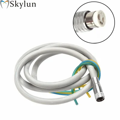 SKYLUN 5PCS Dental 6 holes silicone Fiber Optic tubing Hose high speed handpiece tube pipe with connector SL1127