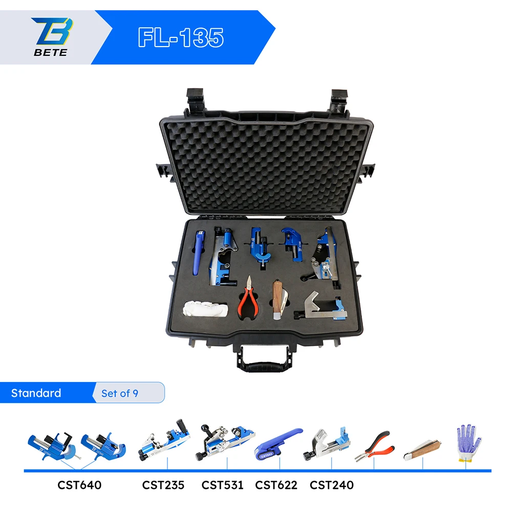 FL-135 10- 35kV Portable Toolbox Cable Stripper Layer Preparation Tool Set
