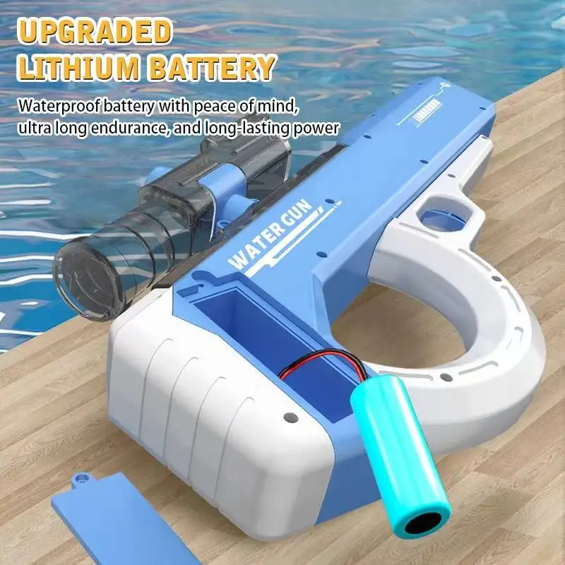 Pistola Elétrica Automática Infantil, Brinquedo de verão, Indução, Absorção de água, Spray HighTech, Piscina, Exterior, Praia, Lutar, Brinquedo para criança, 2024