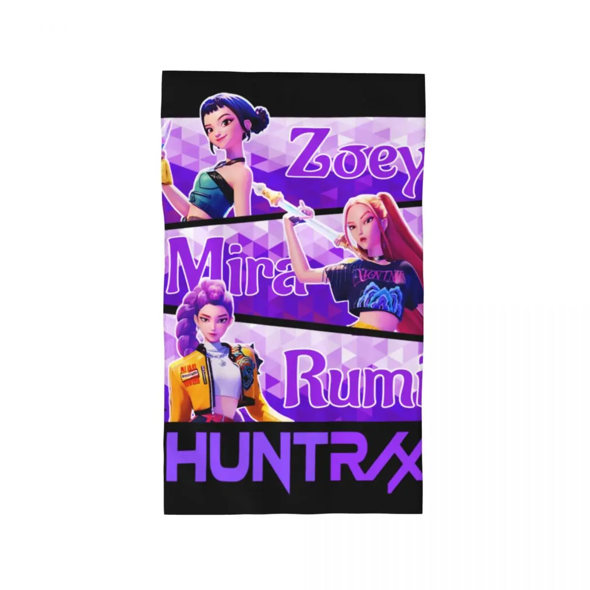 

Kpop Demon Hunters Huntrix Girls Soft Linen Cotton Face Towel Quick Dry Sports Towels