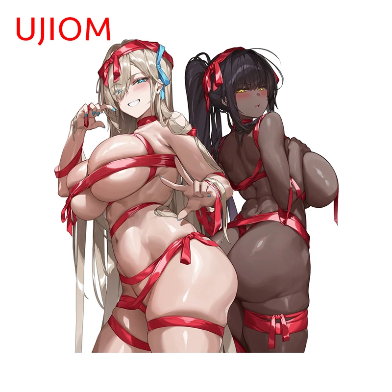 UJIOM for Blue Archive Asuna Karin Wall Decals Sexy Bandage Girls Graffiti Design Wall Stickers Artistic Room Decor Aesthetic