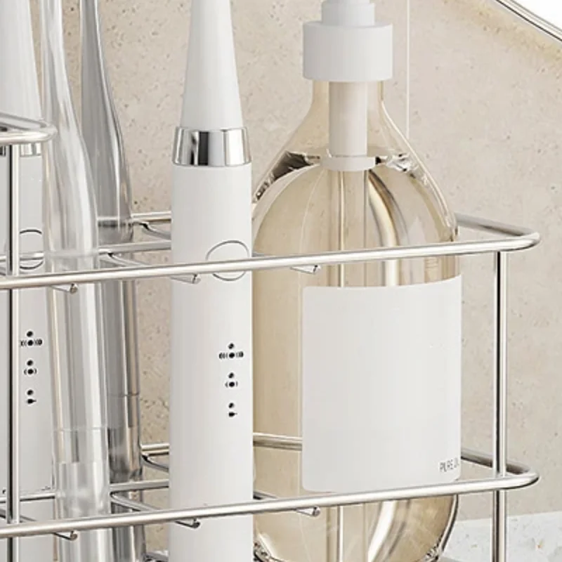 

Toothbrush Holder For Bathroom - Stainless Steel Toothpaste Holder Stand, For Electric Toothbrush Stand Organizer Accessories