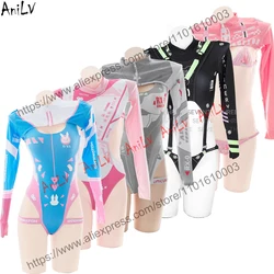 AniLV Sweet Girl Anime Game Bodysuit Swimsuit Unifrom Mech Syberpunk Printing Outfits Costumes Cosplay