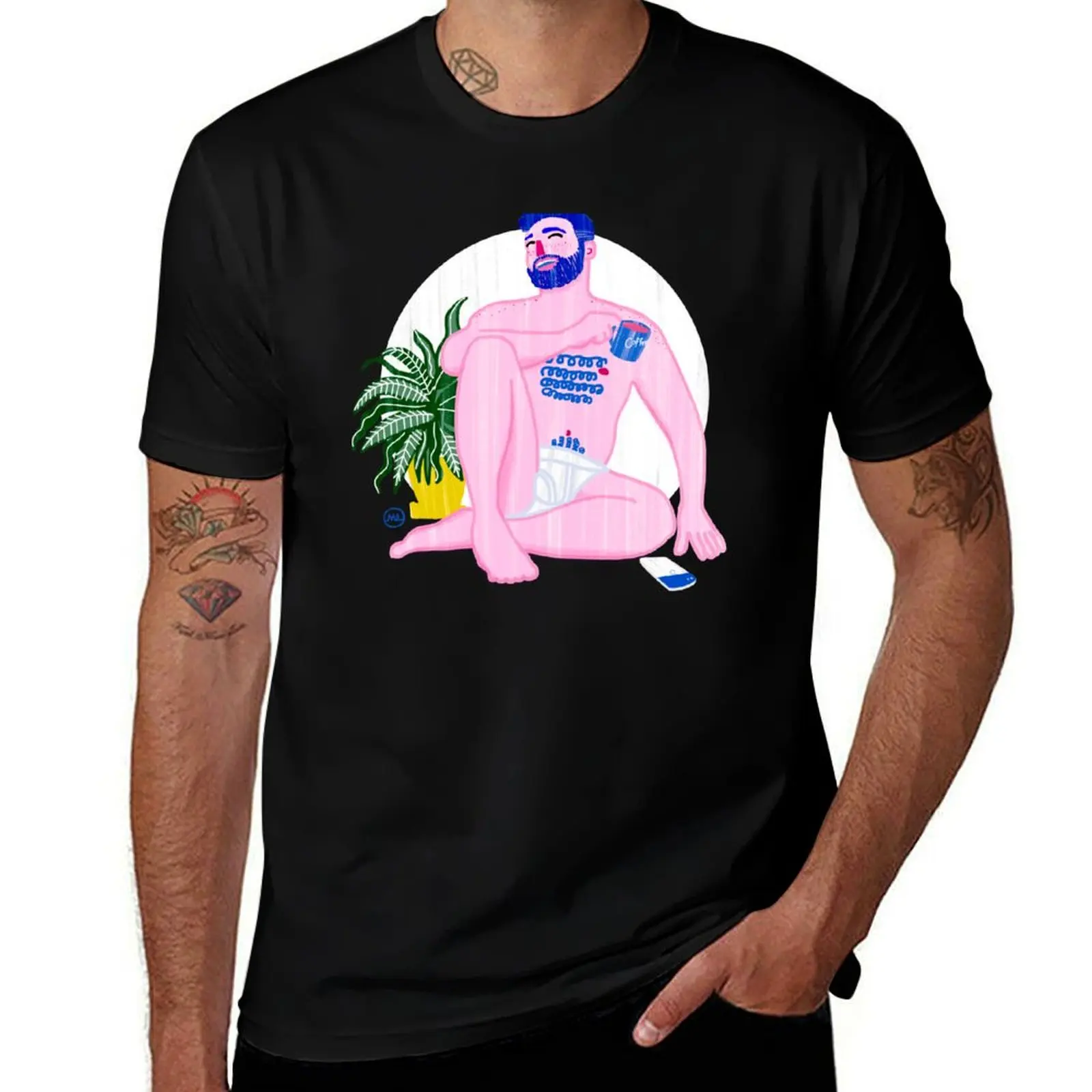 

Coffee boy T-Shirt anime figures Funny t-shirts oversize t-shirts man mens tall t shirts