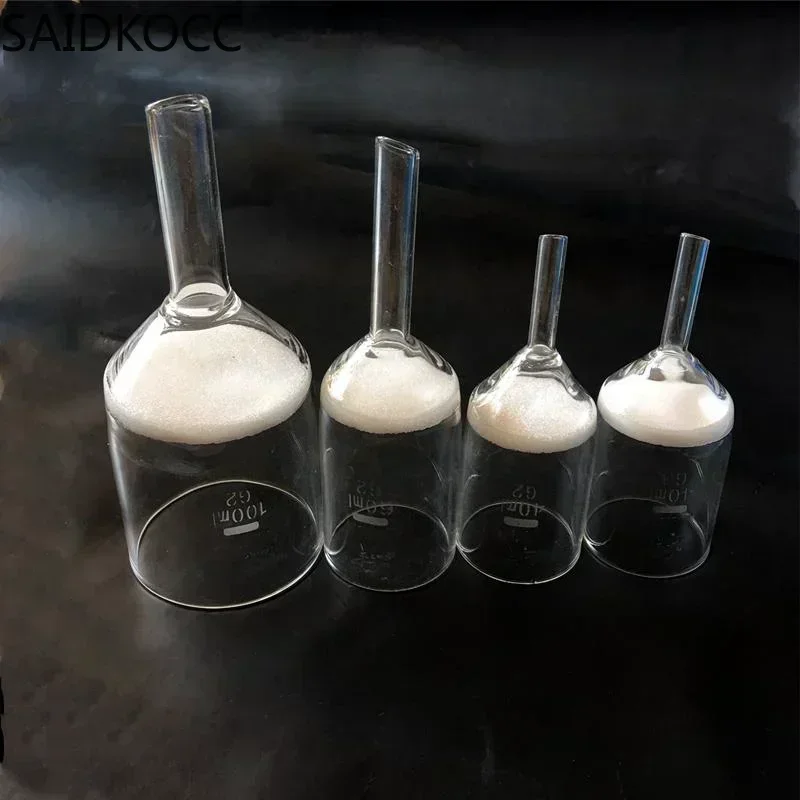 3000ml Sand core acid resistant glass filter funnel Sand plate bacterial funnel G1/G2/G3/G4/G5 vertical fused glass funnel