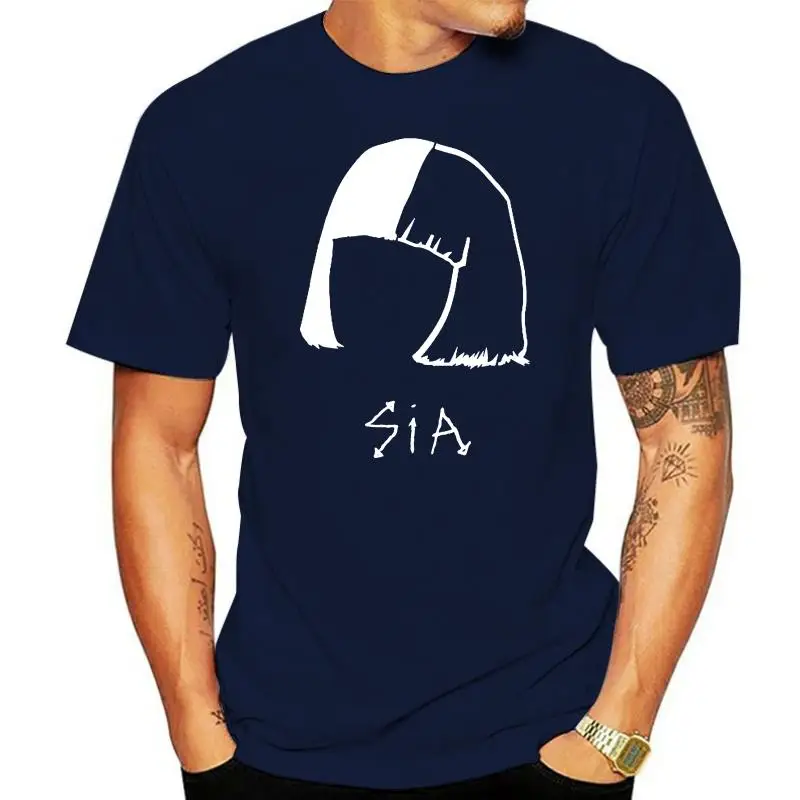 New Top Popular Sia Tundercloud Logo Singer Pop T-Shirt Mens Casual Wear S-3Xl Digital Printed Tee Shirt