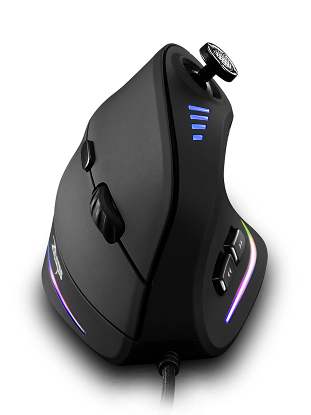 ZELOTES C18 Upright Mouse 11 Key Optical Mouse 10000DPI Support Programming Comfortable Gaming Mouse