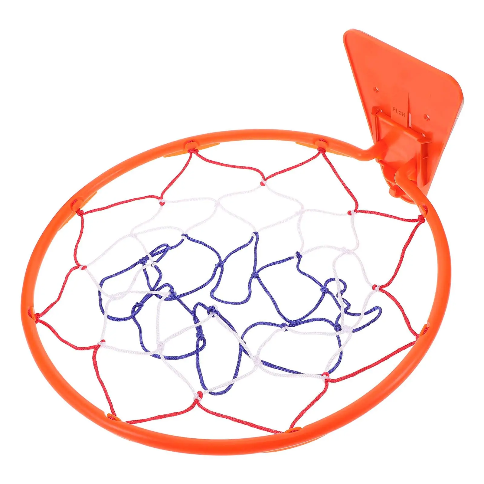 Indoor Hanging Basketball Frame for Children Wall Mounted Basketball Hoop Plastic Rim Suitable for Doors Walls Yards Home Sports - view 2