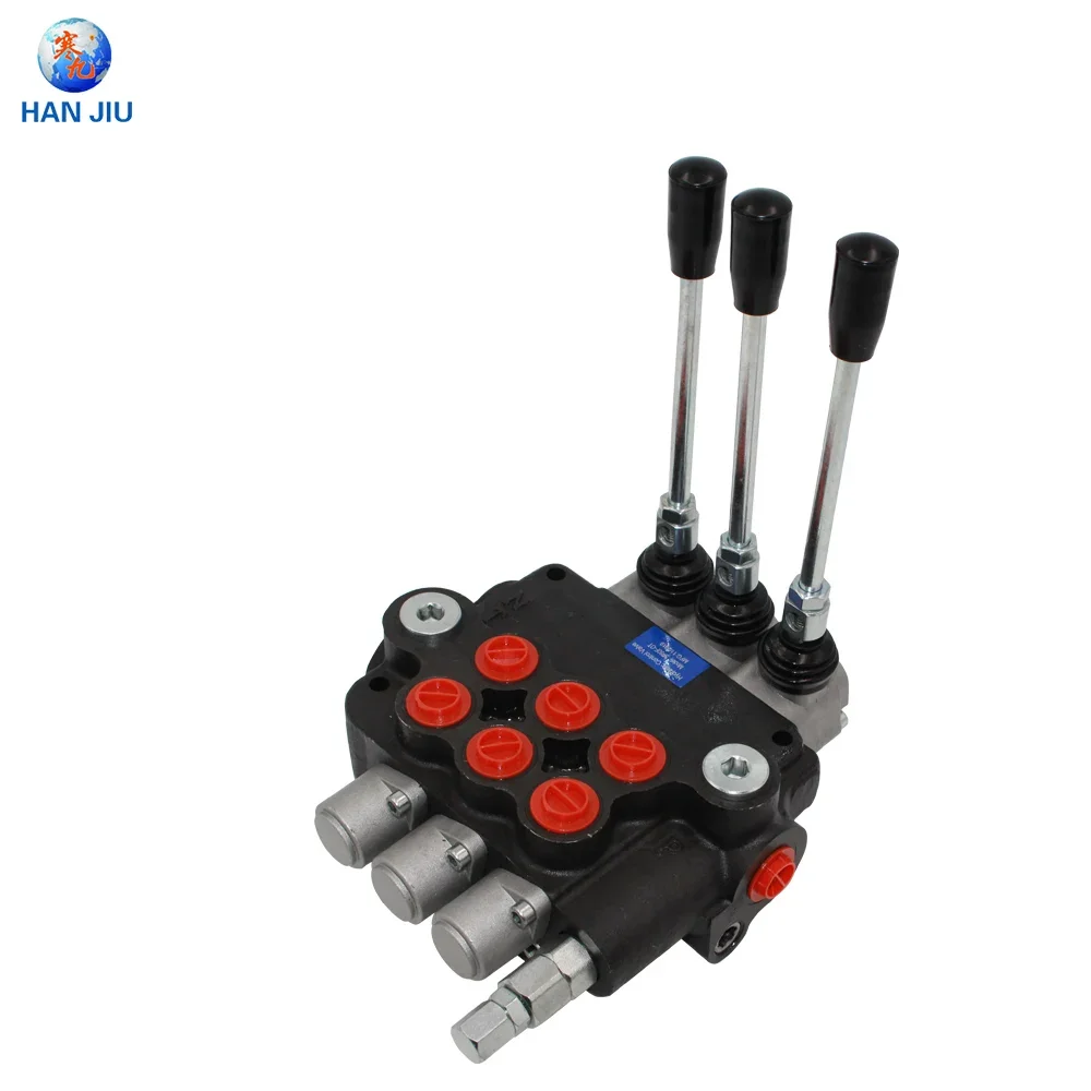 80L 3 Handle hydraulic directional control valve 3P80