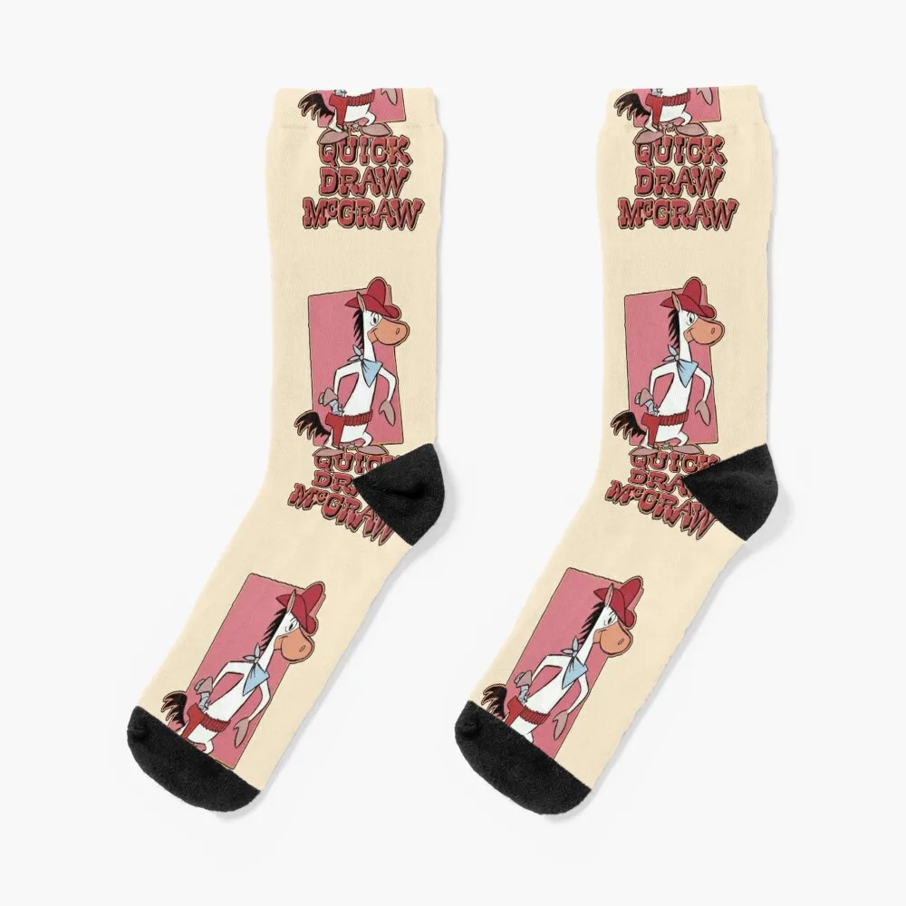 

Quick Draw McGraw Socks colored funny sock Socks Ladies Men's