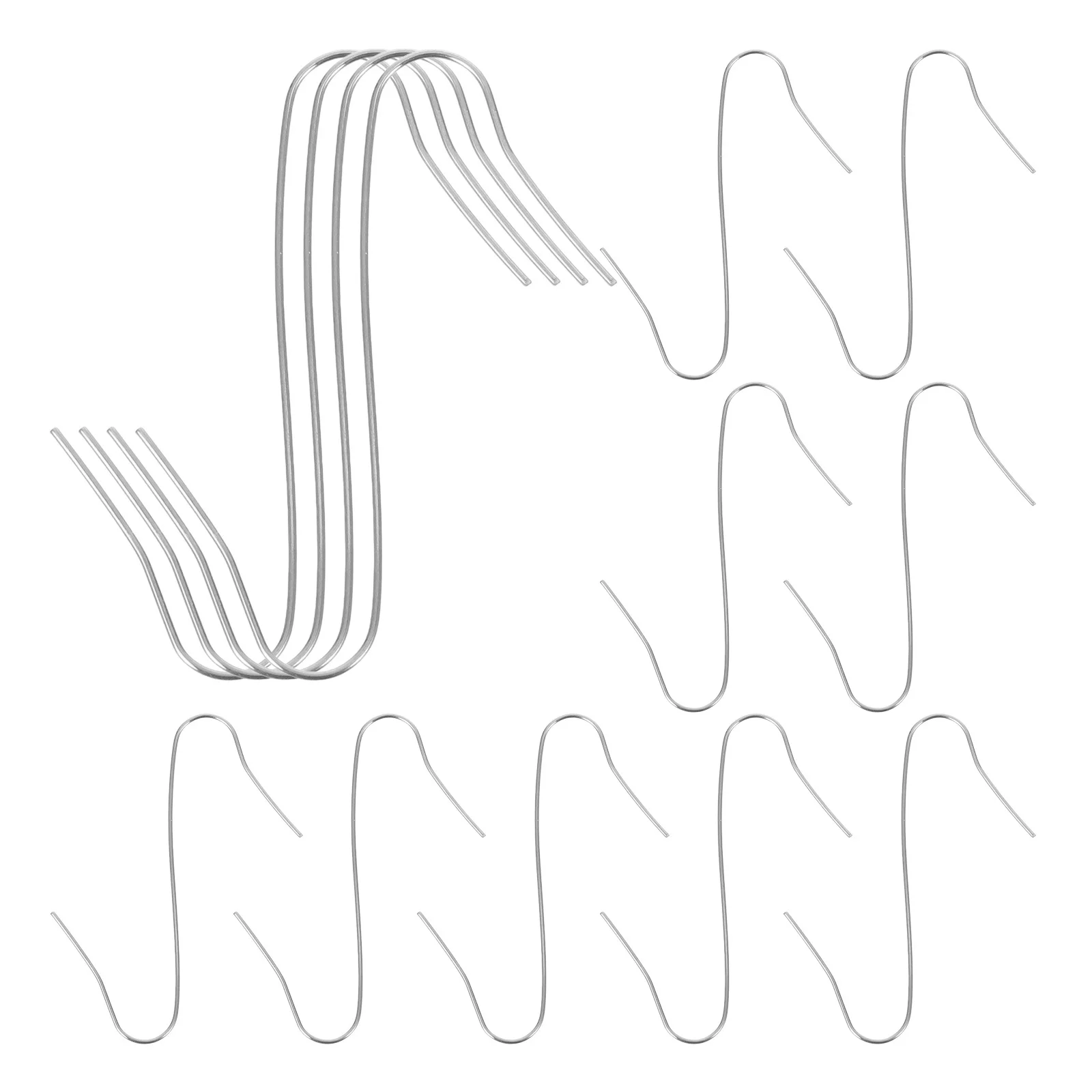 

100Pcs S-Shaped Christmas Tree Ornament Hooks Iron Hanging Hooks Secure Hold Holiday Tree Decorations Party Ornament Hangers