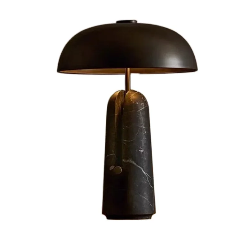 

Mushroom wabi-sabi wind, bedside eye protection desk lamp