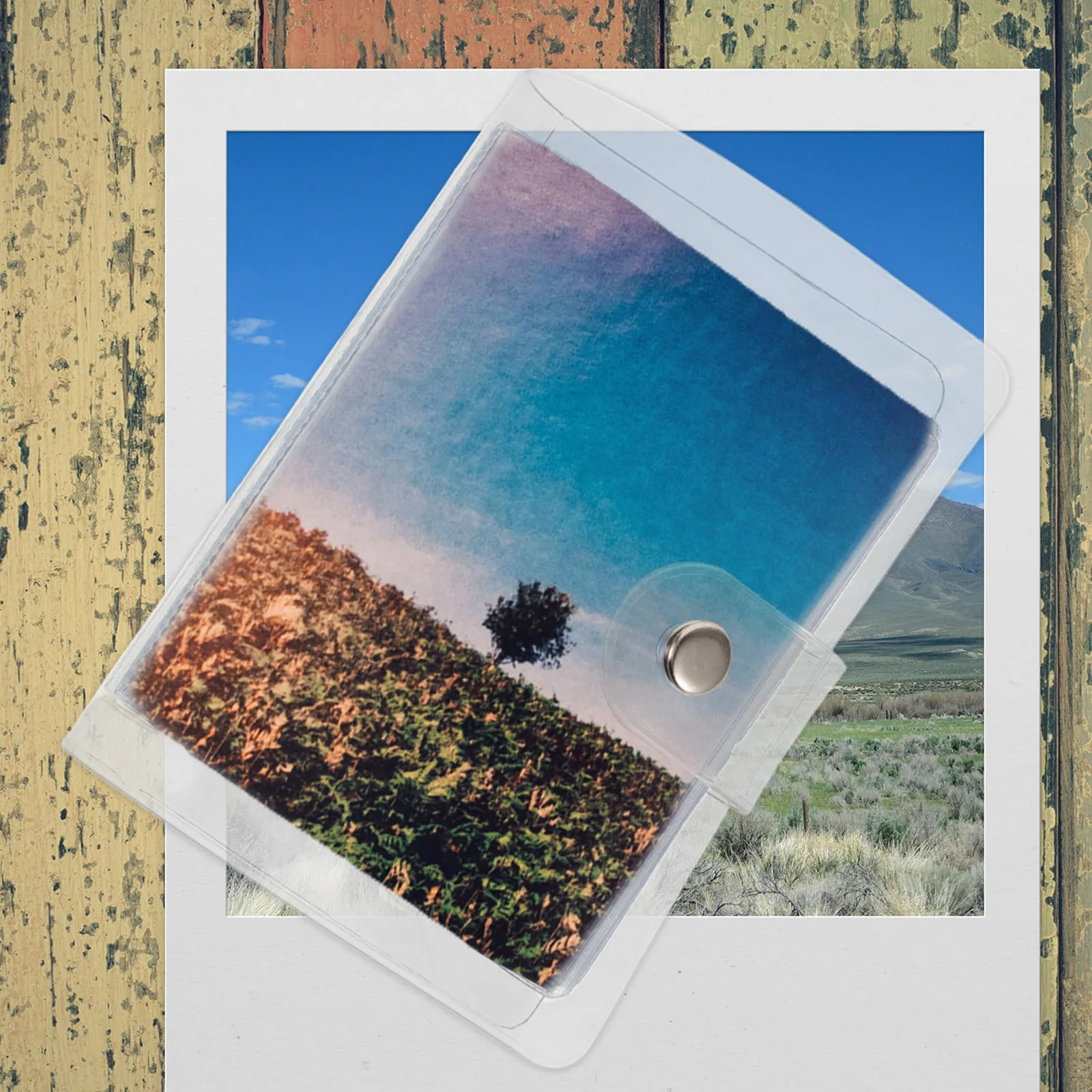 

PVC Mini Photo Album 3 Inch Compact Card Holder Portable Travel Picture Collection Photocard Binder Small Postcard Storage Book