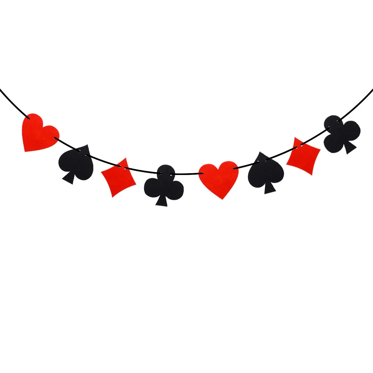 Thema Banner Chique grappige slinger voor Casino Party Decoraties Hangende muur Raam Deur Boomtak Binnen Buiten Poker