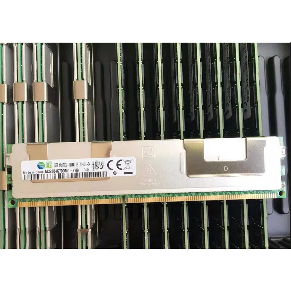 

1 pcs For Samsung RAM M393B4G70DM0-YH9 32GB 4Rx4 DDR3L 1333 PC3L-10600R ECC REG Server Memory Fast Ship High Quality