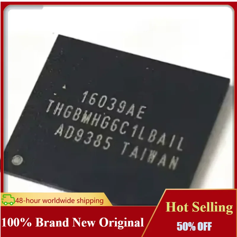 5-20PCS THGBMHG6C1LBAIL   THGBMHG6C1   BGA153 EMMC Memory Chip Brand New in Stock Fast Shipping