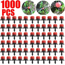 100pcs/bag Water Dropper Head Adjustable Flow Head Drippers Water Saving Anti-clogging Portable Durable Practical Garden Tools