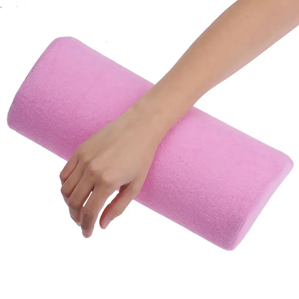 Almohadilla suave para mano, reposamanos lavable para mesa de manicura, soporte para brazo, soporte para arte de uñas 4