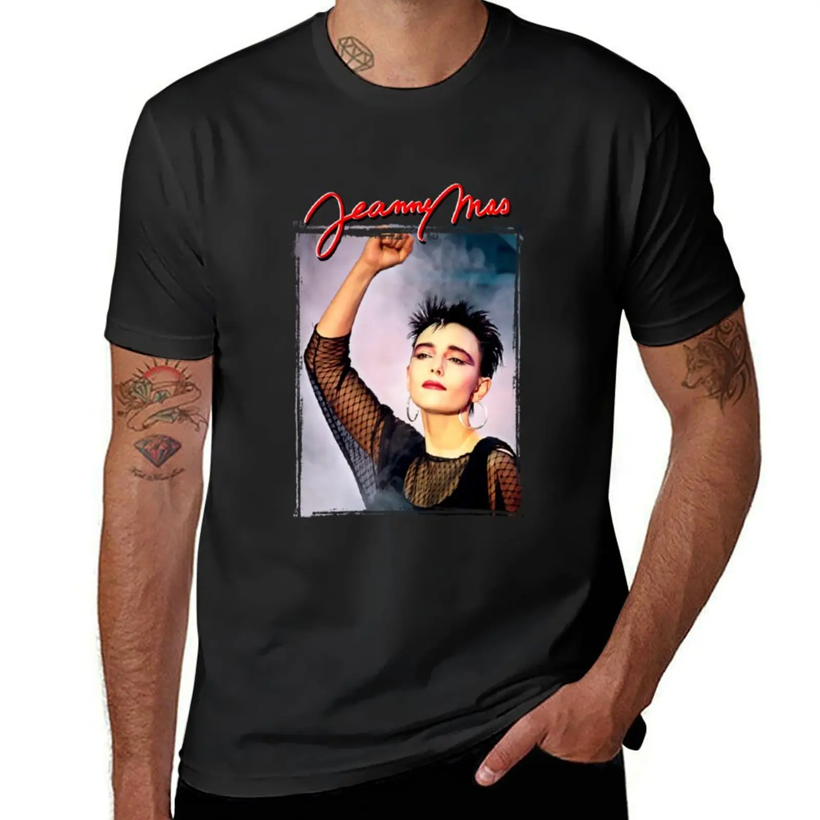 Jeanne Mas T-ShirtJeanne Mas T-Shirt_by DarkNation_ T-Shirt customizeds Short sleeve tee Men's cotton t-shirt