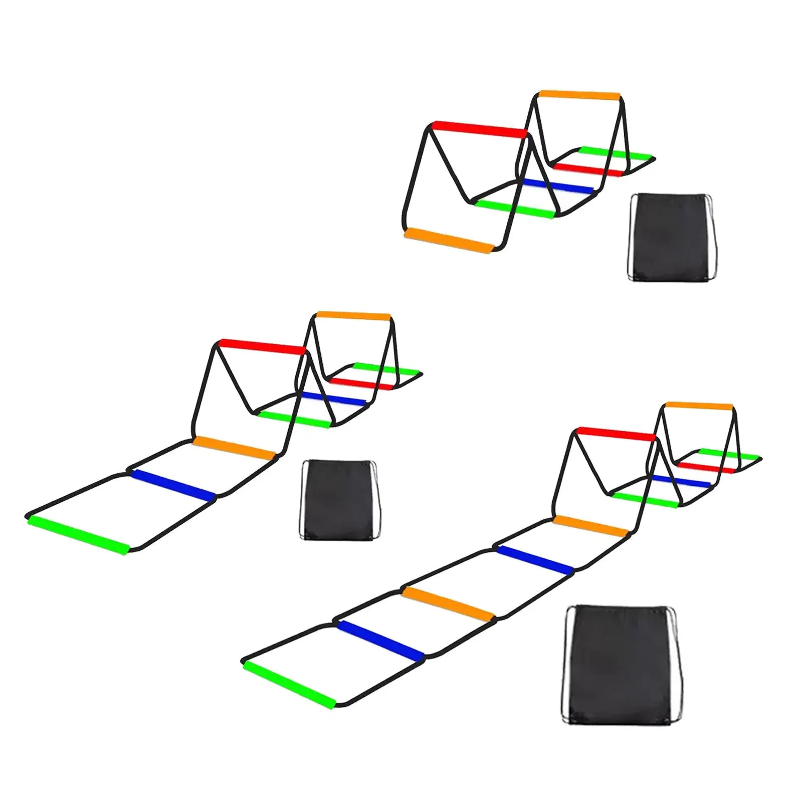 

Прочная плетеная лестница из углеродистой стали для командного фитнеса, скоростной координации, тренировок следами