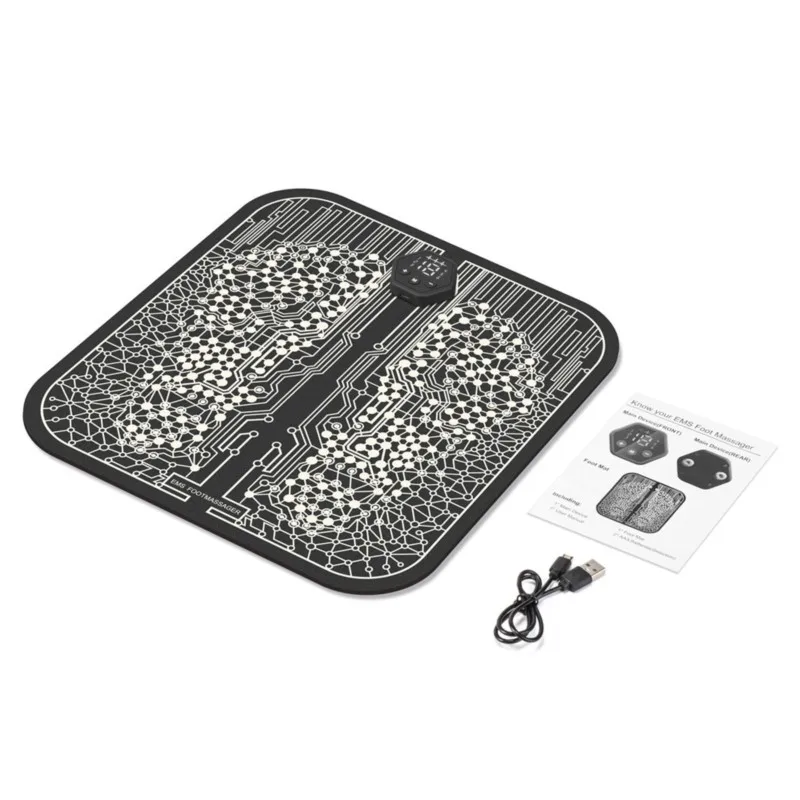 Интеллектуальный массажный коврик для ног, массажный импульсный массажер для ног, EMS, массажный аппарат для ног, массажная подушечка для ног