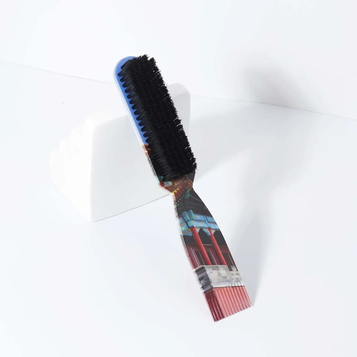 فرشاة إزالة غبار الرقبة لقص الشعر، أداة تصفيف الصالون لتنظيف اللحية، فرشاة حلاقة خاصة للشعر المستعار الحقيقي