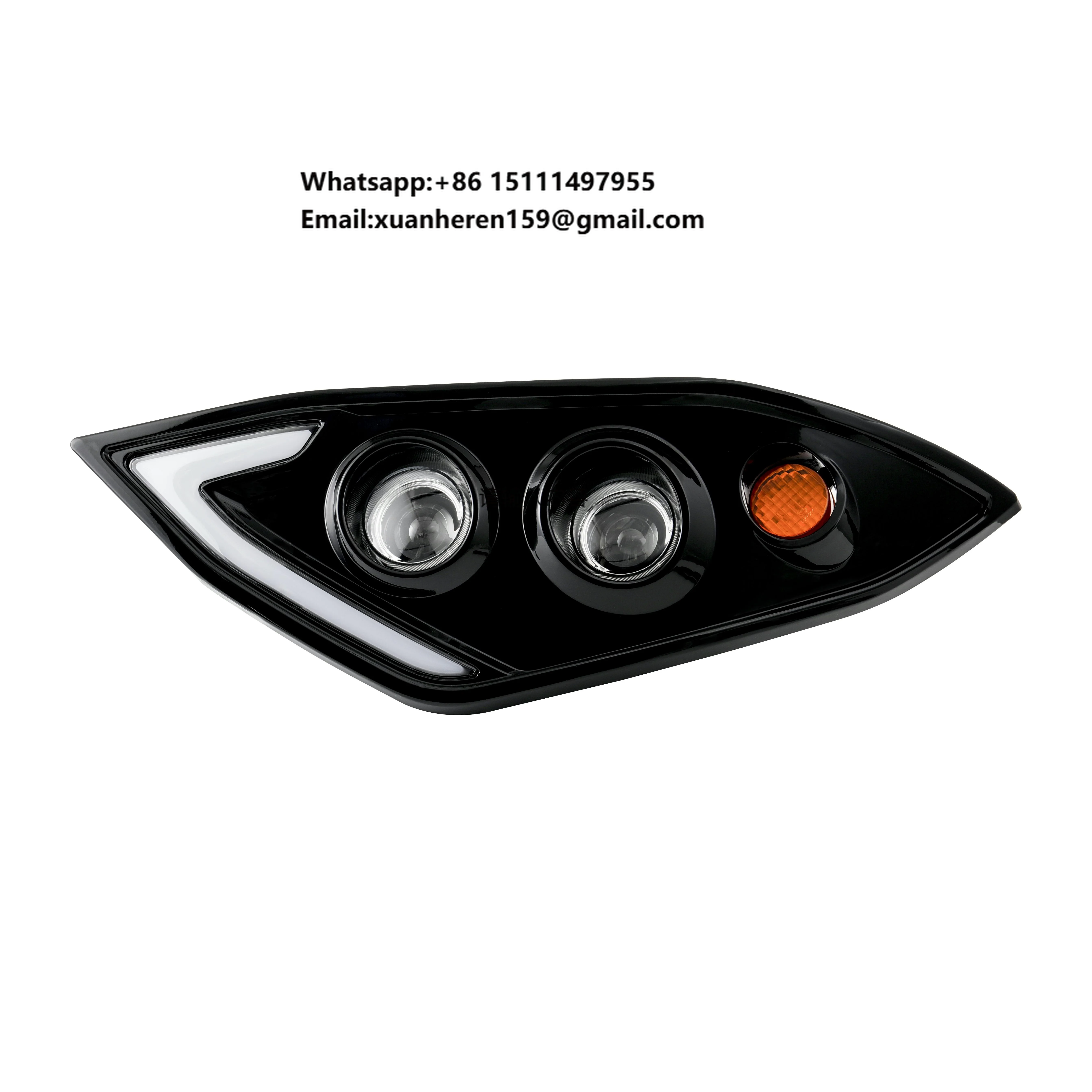 YUANHUA Bus Spare Parts Manufacturer 24V High Brightness H-QZ800x250 Head Light for SUNWIN Coach