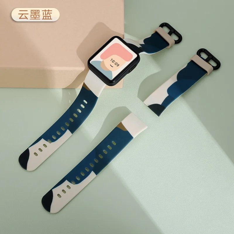 Morandi Silikon 20mm Strap Für Xiaomi Mi Uhr Lite Smart Uhr band Ersatz Armband Armband Redmi uhr