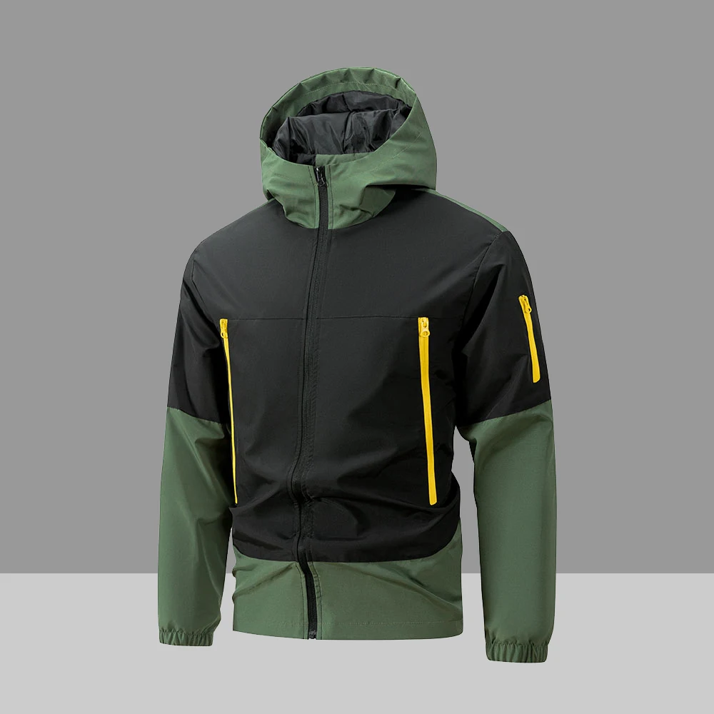 メンズ ジップアップ カーディガン パーカー 防風性と保温性のあるデザイン カジュアルでゆったりとしたフィット感 日常着やアウトドア活動に最適