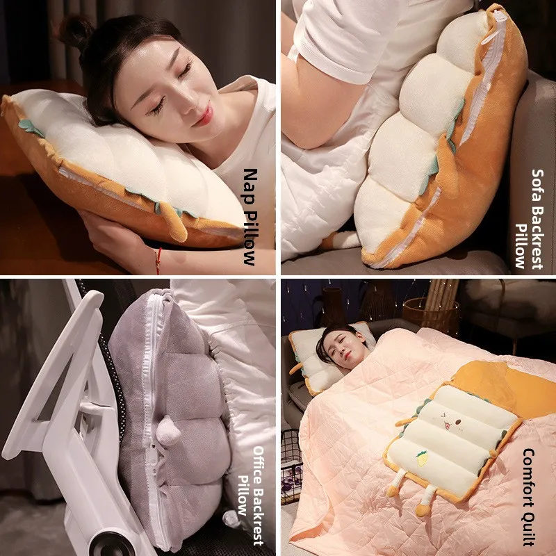 thickened-pillow-blanket-two-in-one-new-model-for-office-nap-air-conditioner-car-use-foldable-pillow-blanket-soft-plush-material