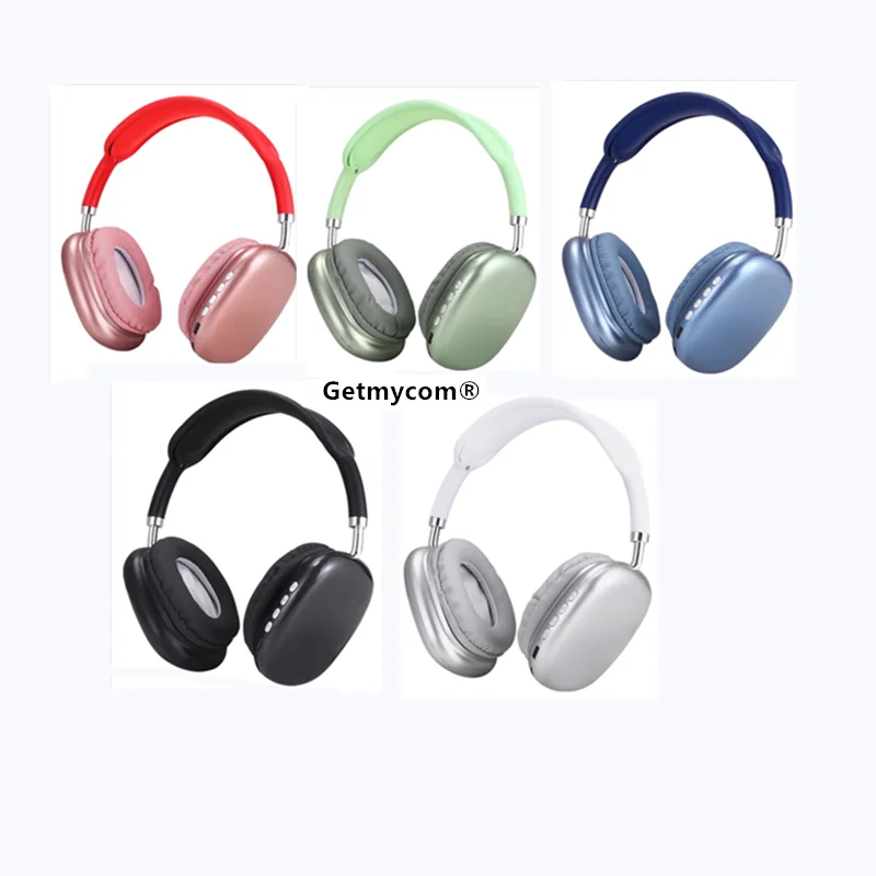 

Getmycom для новых беспроводных Bluetooth-наушников P9, микрофон с шумоподавлением, спортивная игровая гарнитура для Apple