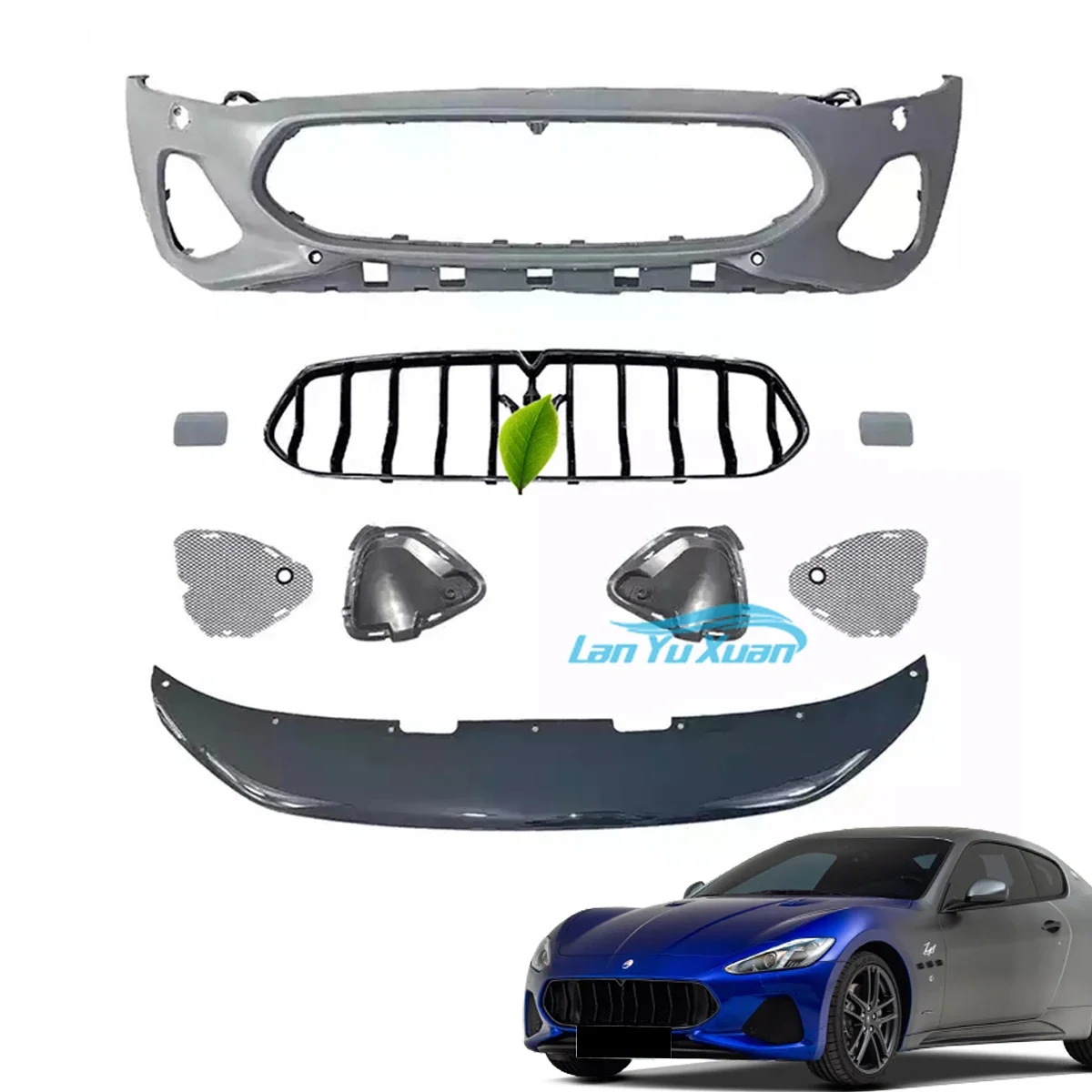 Auto Accessories Body Kits Front Bumper For Maserati Gran Turismo GT Upgrade ZEDA Front Bumper Grille