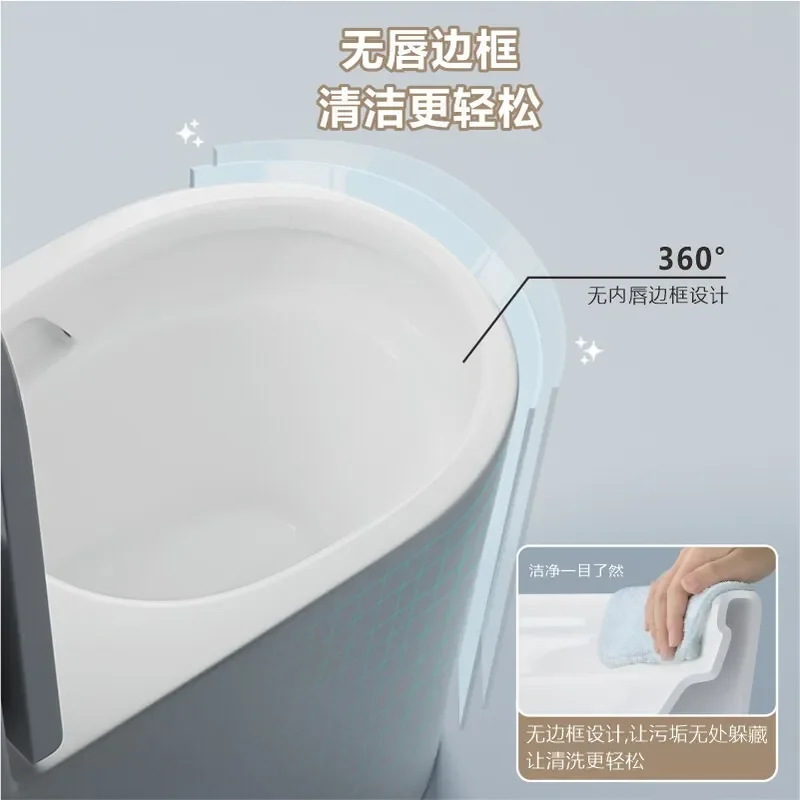 for Large Impact Easy Clean One Piece Toilet Super Swirl Siphon Deodorant Water Saving for Small Apartment Bathroom Chaozhou