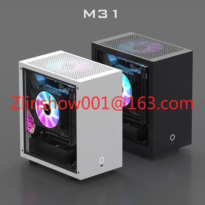 

M21M31 itx chassis 120 water-cooled, half-height graphics card, small 1U power supply