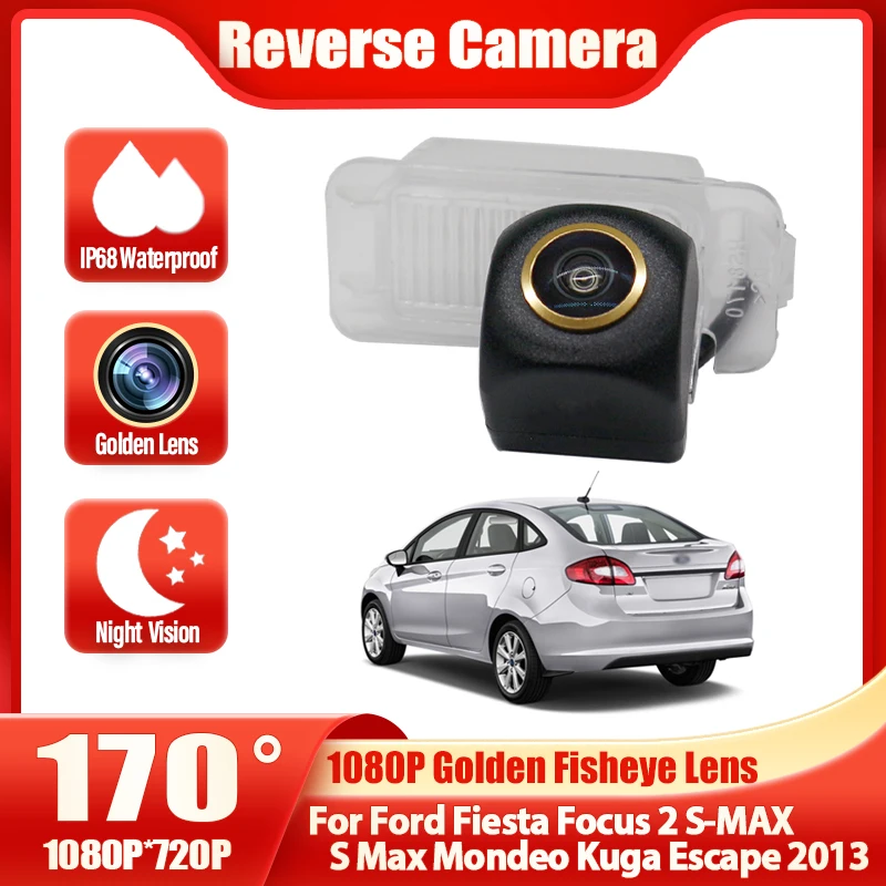 

Car CCD Night Vision Backup Rear View Camera Waterproof Parking For Ford Fiesta Focus 2 S-MAX S Max Mondeo Kuga Escape 2013