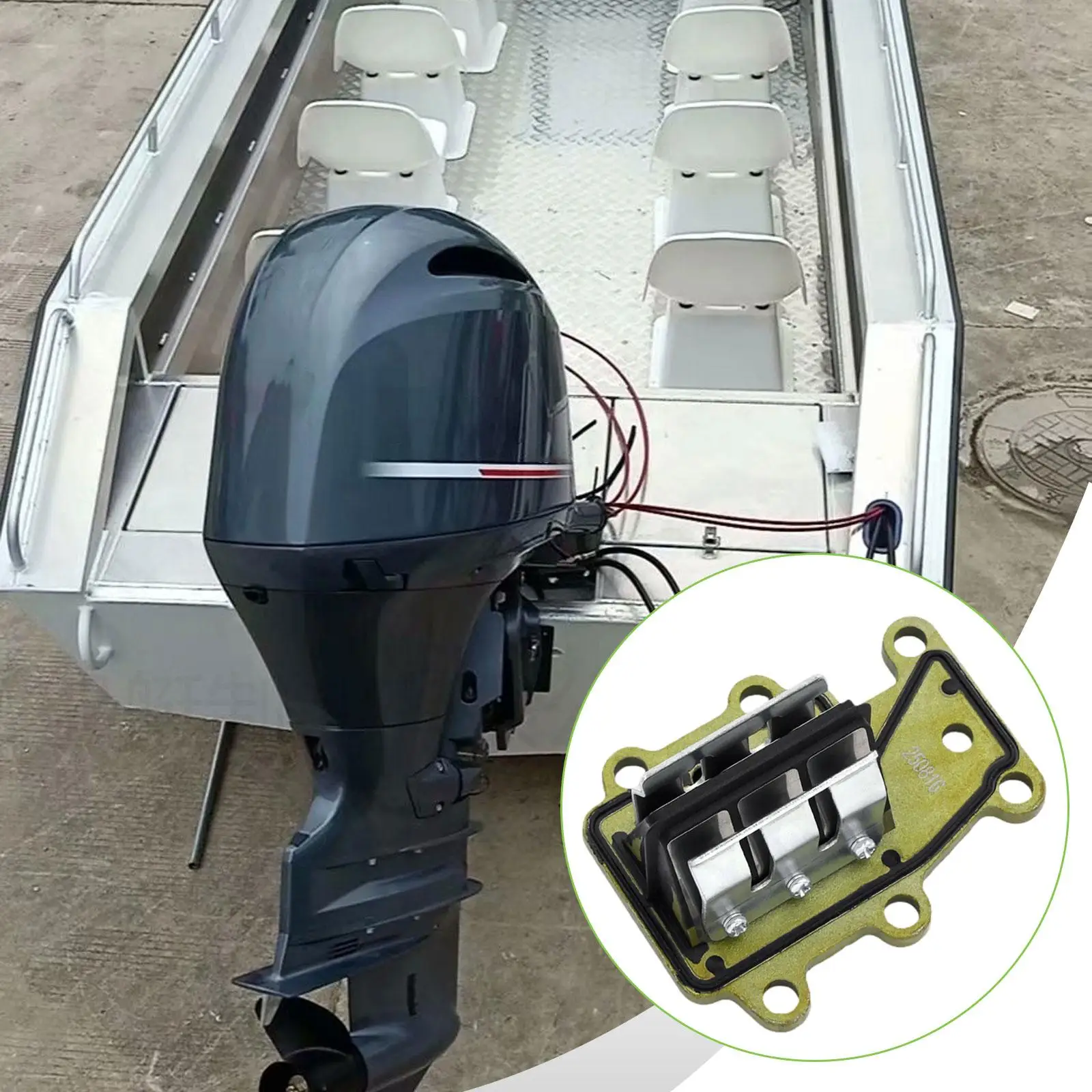 

6E8136100 Металлическая замена впускного клапана в сборе для Yamaha T9.9/15 2-тактный 15 л.с., часть морских двигателей