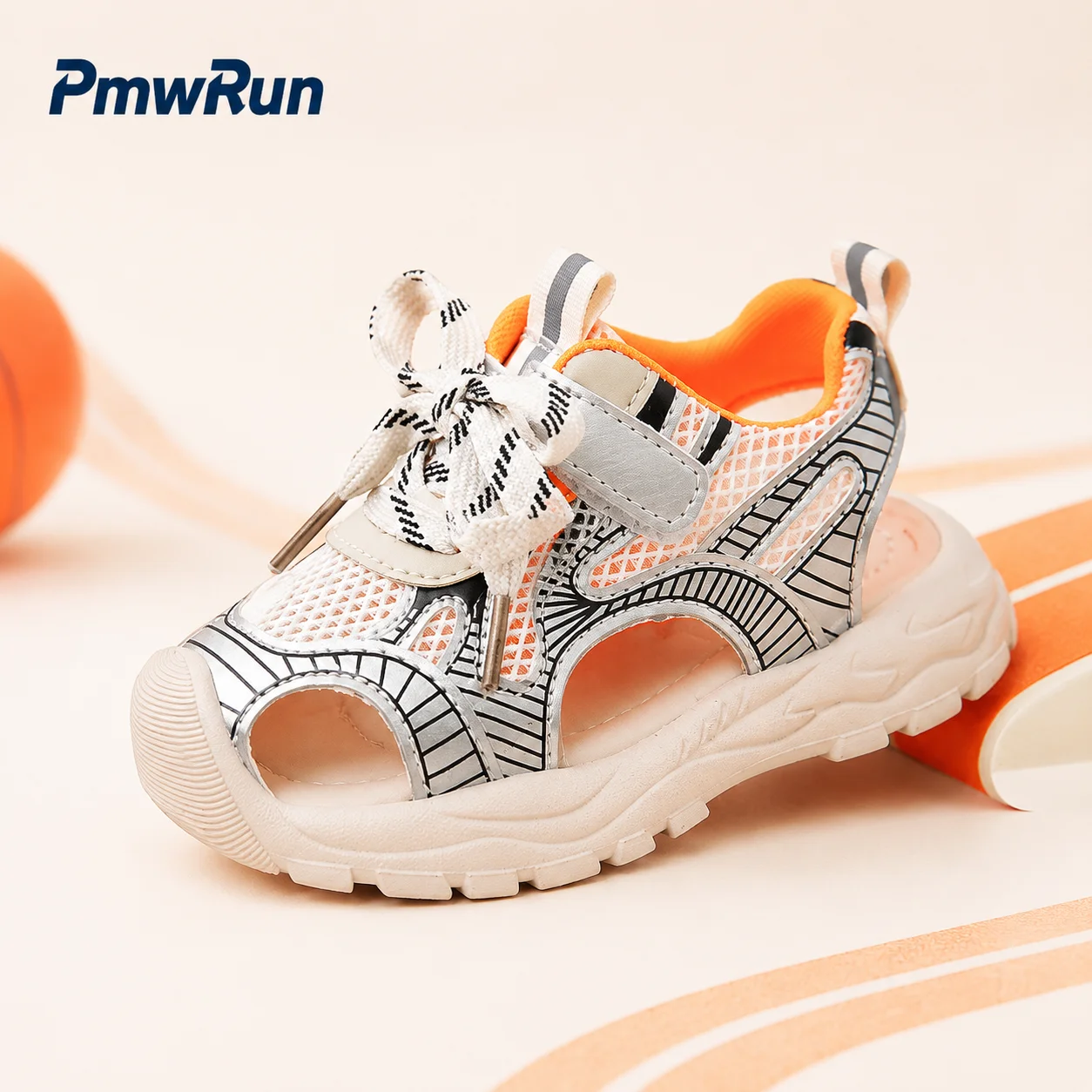 

PU Leather Summer Sport Sandals For Children Ergonomics Soft-soled Kid's Sneakers Hollow Out Breathable Boy's Girl's Sandals