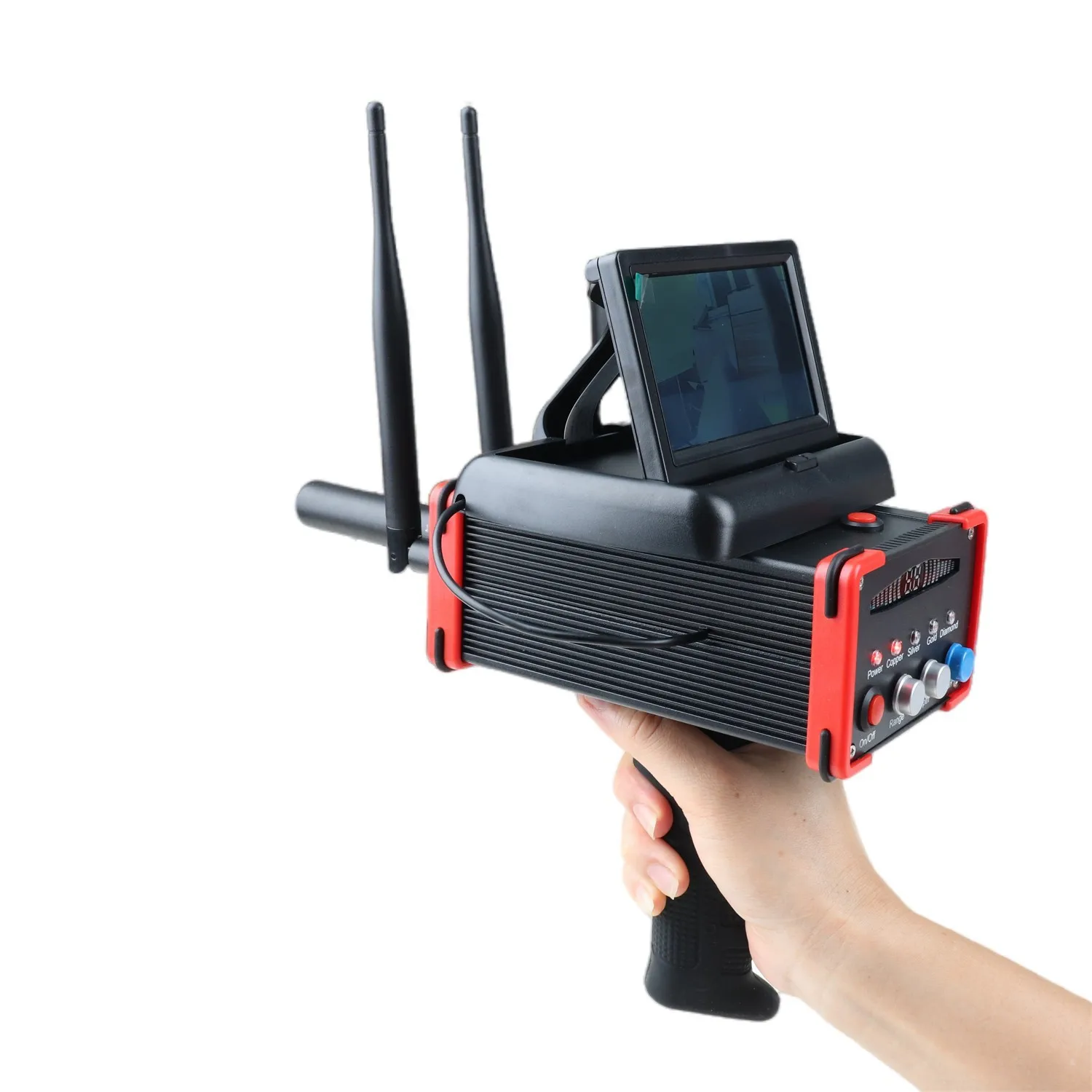 

GR-LCD Black Eagle 2 Industrial Metal Detector Gold Imaging Long Range Large Depth Detection for Underground for Gold Metal