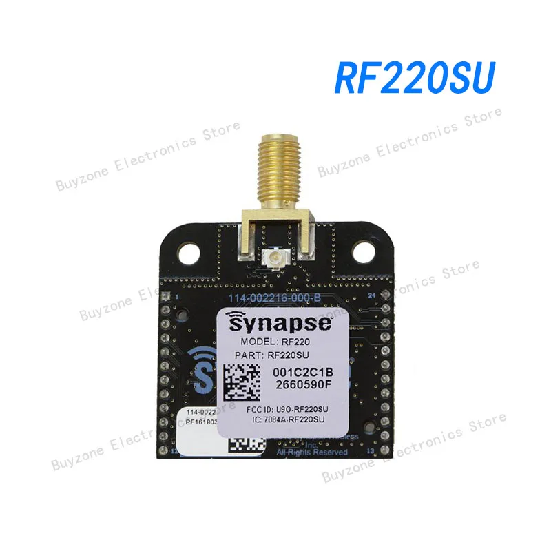 

RF220SU 802.15.4 Transceiver Module 2.4GHz Antenna Not Included, U.FL Through Hole