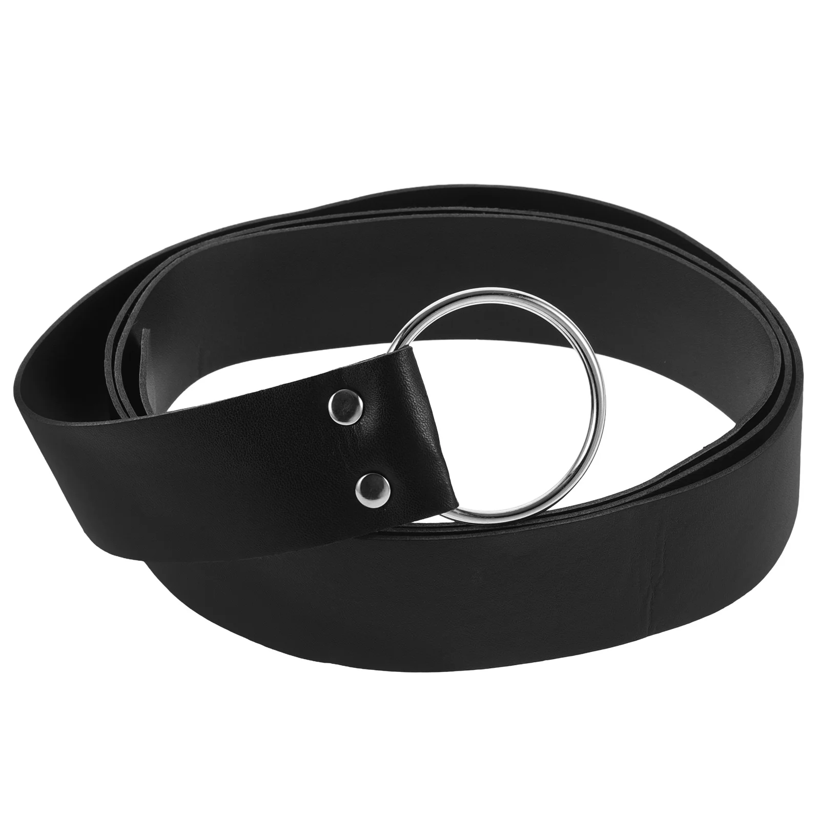 Ceinture médiévale pour hommes, anneau réglable en PU, chevaliers de la Renaissance, Costume Viking, ceinture de taille à bretelles, Halloween Oktoberfest Cosplay