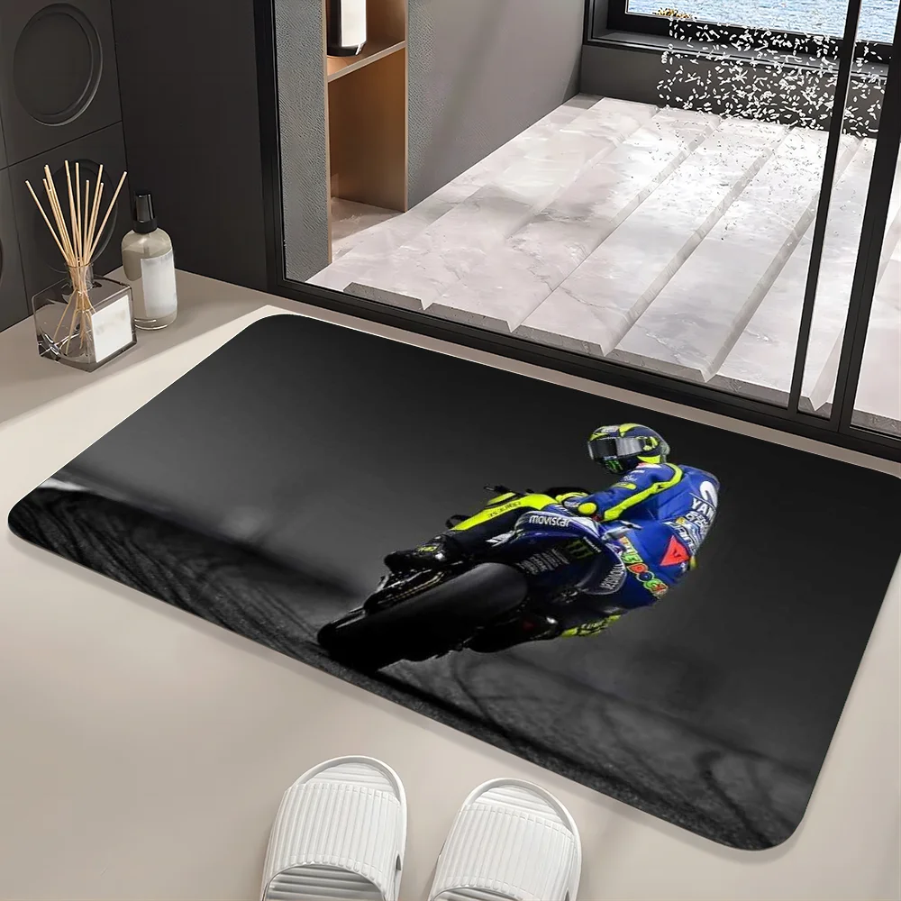 Motorcycle VR 46 Floor Mat Door Mat For Bathroom Kitchen Long Corridor Carpet Non-Slip Living Room Rug Home Decor