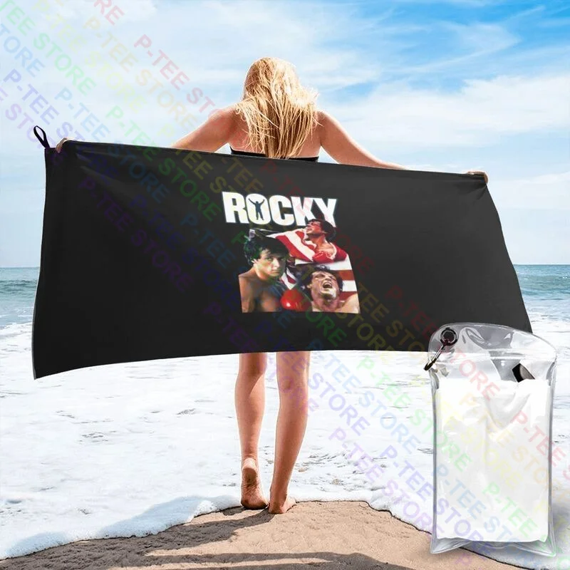 Rocky I Did It Movie Balboa Creed Quick dry Towel Smooth Beach Towel Superfine fiber