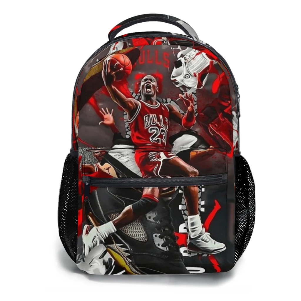 

Jordan Basketball Art New Female Fashion girls High Capacity Waterproof College Backpack Trendy Girls Laptop School Bags ﻿ ﻿