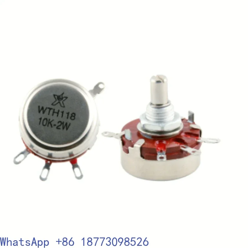 

WTH118-1A Поворотный конический угольный потенциометр 2 Вт 470R 560R 680R 1K 1,5K 2,2K 3,3K 4,7K 5,1K 5,6k 6,8K 10K 15K 2,2M