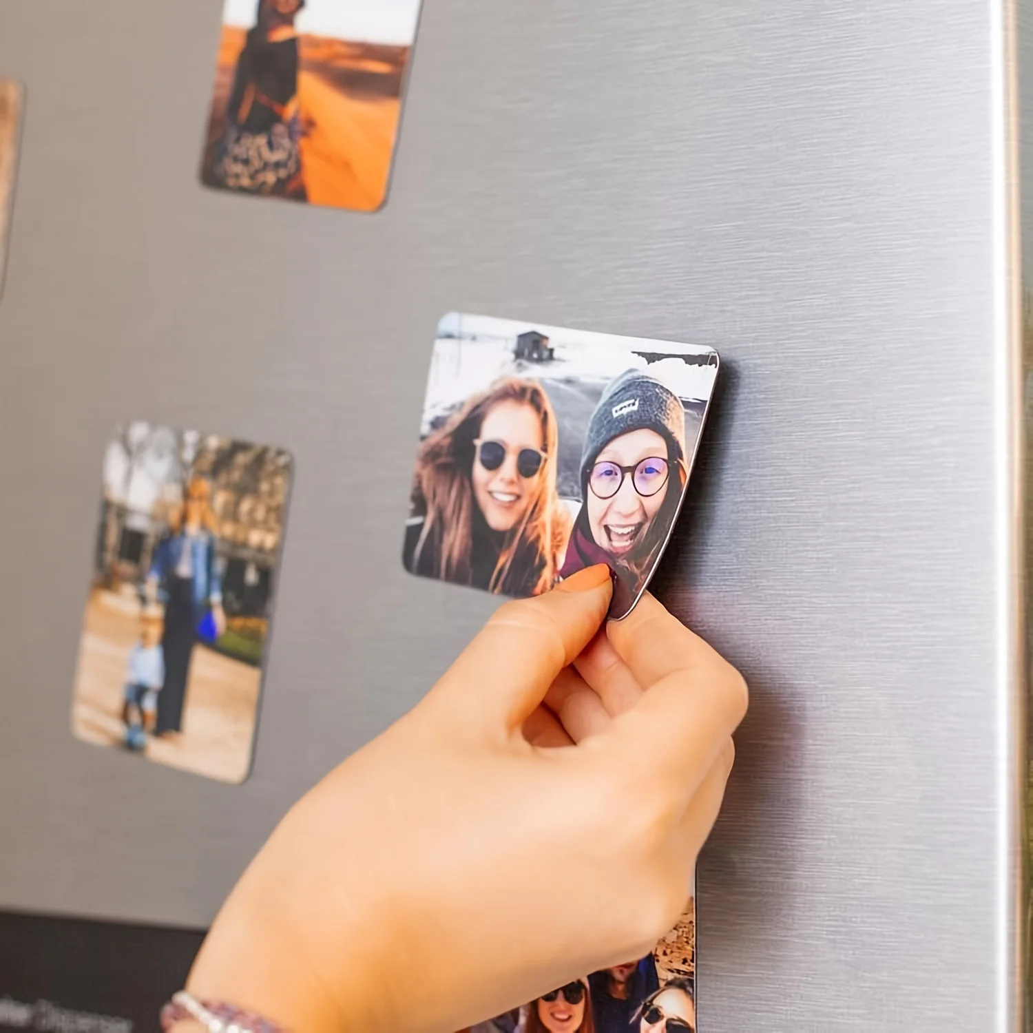 Personalize your fridge with custom photo magnets that turn your favorite memories into everyday decor.
