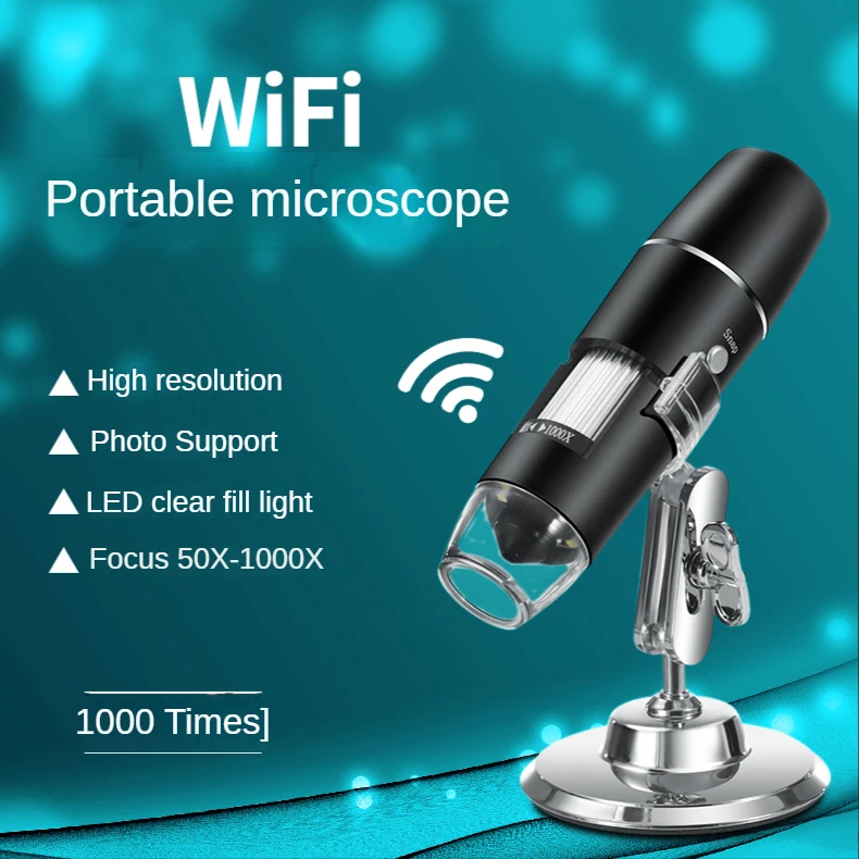 

W05 HD WiFi digital microscope Medical beauty industry Electronic magnifying glass 1000x magnification