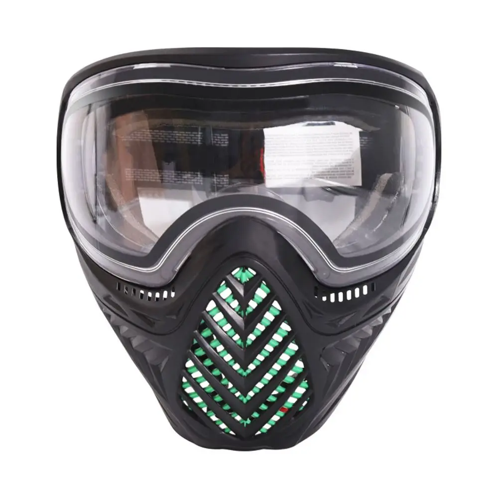 Nieuwe Model Zwart Paintball Masker Met Thermische Anti-Fog Goggle Beschermende Masker Outdoor Tactical Airsoft Apparatuur