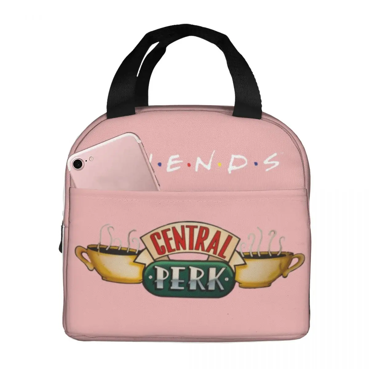 

Friends TV Show Lunch Bag for School Waterproof Picnic Thermal Cooler Insulated Lunch Box Women Kids Tote Bags