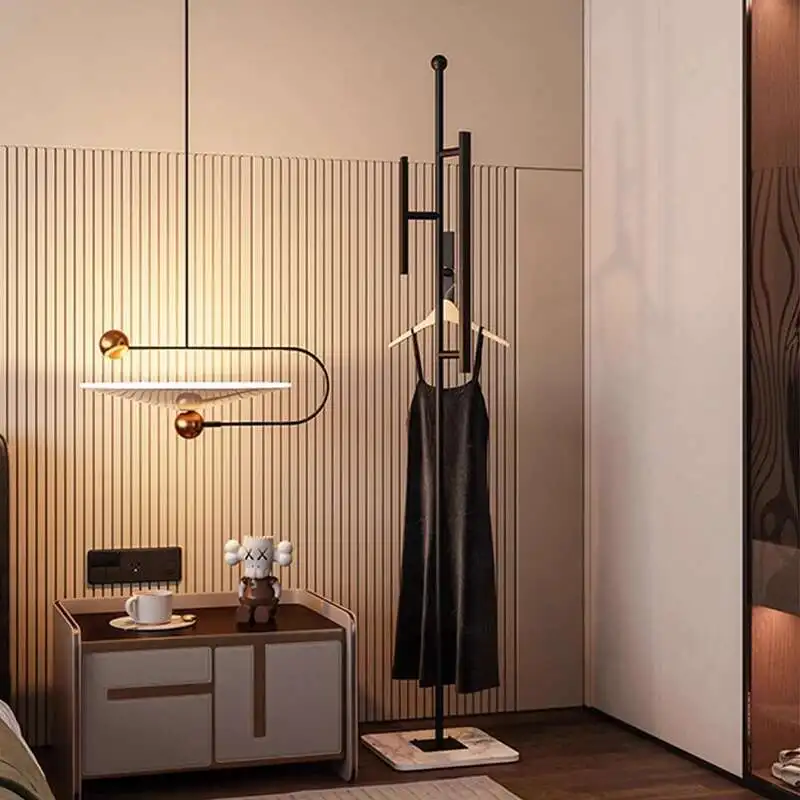 Hat Garment Rack Clothes Hangers Stand Floor Entryway Clothing Rack Wall Hanger Valet Stand Percheros Pared Hallway Furniture