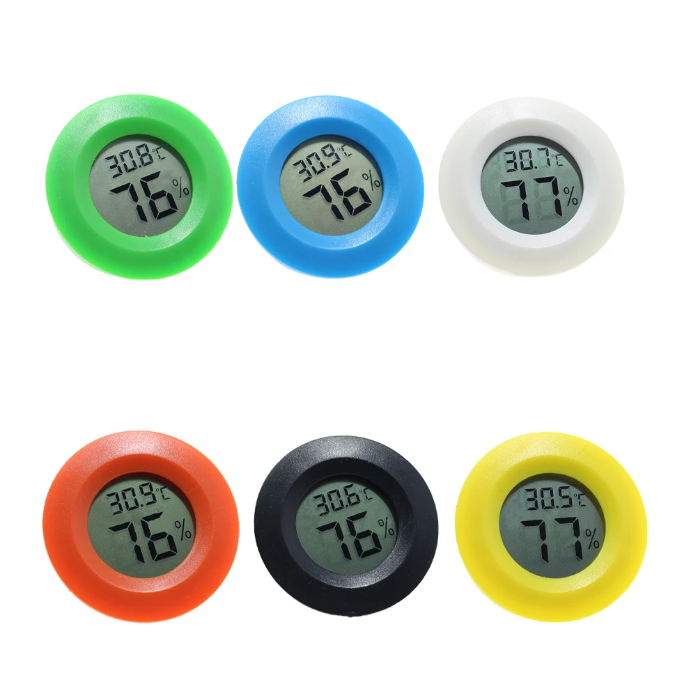 

Mini Digital Temperature Humidity Meter Thermometer Hygrometer Indoor Wall Mount Home Office Warehouse Celsius Display Portable